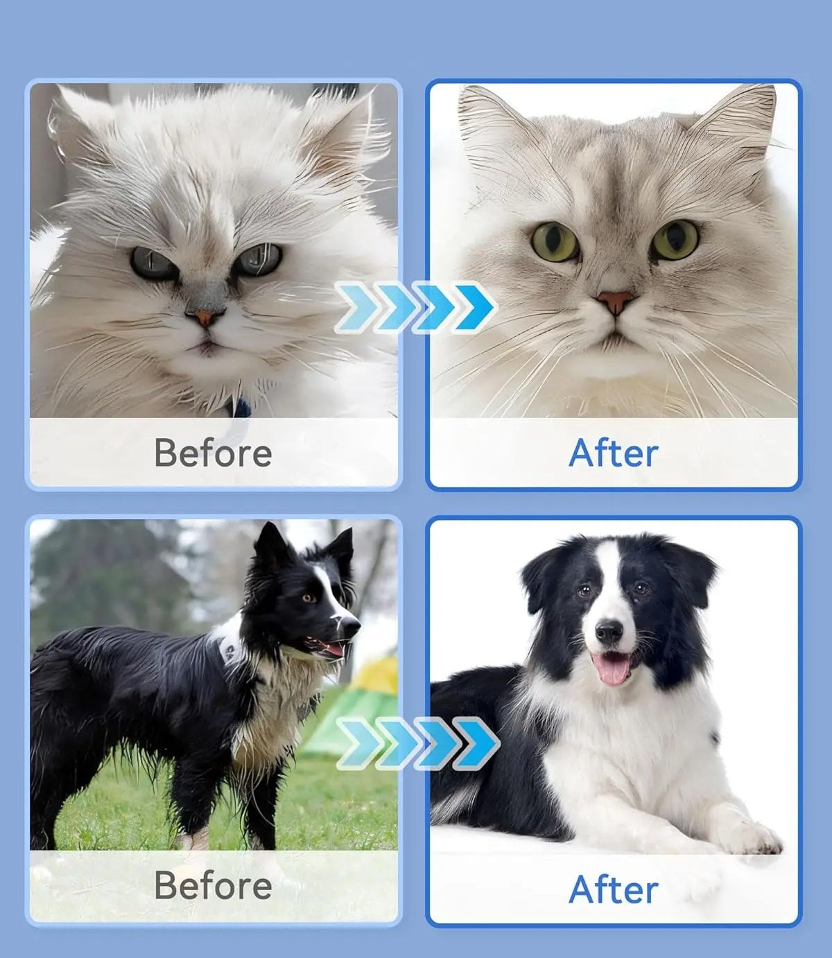 Guanti da bagno per animali domestici: salviette detergenti e deodoranti per cani e gatti, perfetto strumento per la toelettatura quotidiana degli animali domestici 1