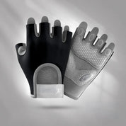 Guanti da ciclismo traspiranti e antiscivolo a mezze dita: guanti da fitness eleganti e leggeri per uomo e donna in colori vivaci, perfetti per il bodybuilding e le avventure all'aria aperta 0