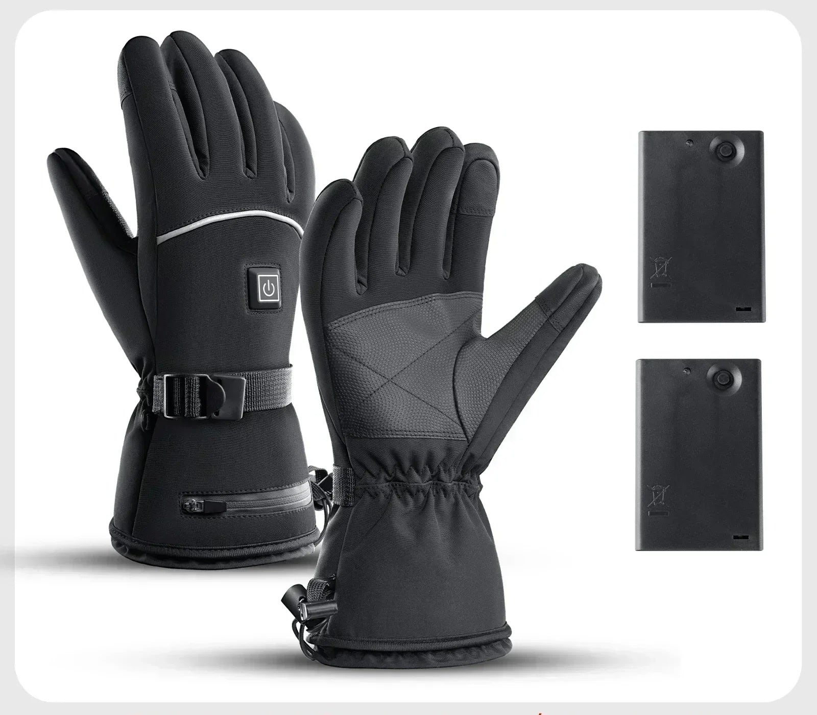 Guanti da moto riscaldati: abbigliamento invernale impermeabile con batteria ricaricabile, funzione touchscreen e protezione termica superiore 2