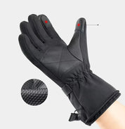 Guanti da moto riscaldati: abbigliamento invernale impermeabile con batteria ricaricabile, funzione touchscreen e protezione termica superiore 6