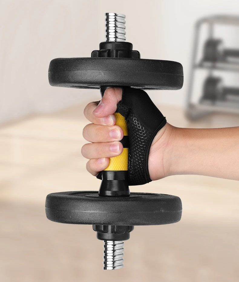 Guanti da sollevamento pesi per lo sport e il fitness: guanti da allenamento imbottiti e resistenti per una presa sicura durante l'allenamento, il sollevamento pesi in palestra e l'allenamento incrociato. 6