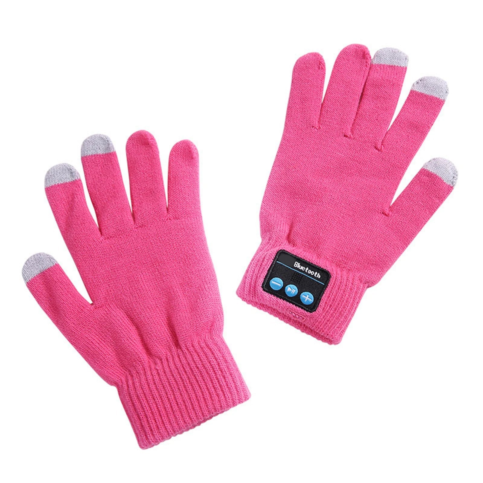 Guanti touchscreen Bluetooth intelligenti: guanti con altoparlante wireless compatibili con Bluetooth e tessuto caldo, guanti invernali intelligenti per chiamate, musica e utilizzo del touchscreen. 6