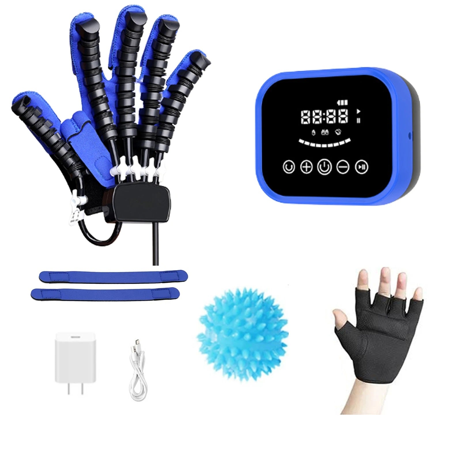 Guanto robotico riabilitativo: dispositivo per massaggio di mani e dita per il recupero da ictus e terapia dell'emiplegia 0