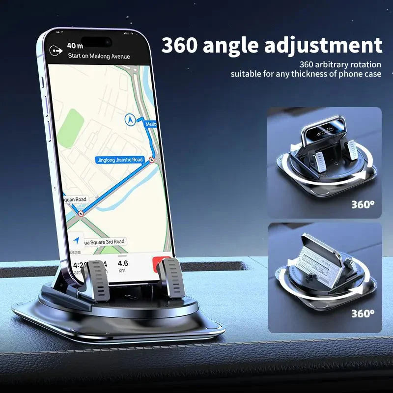 Handyhalterung | 360°-Drehung | Rutschfeste Standbasis | DashPivot 4