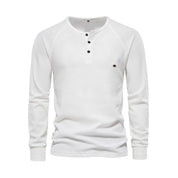 Henley Shirt Herren | Langarm mit Knopfleiste 4
