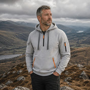 Herren Hoodie mit Reißverschluss und Fronttasche 7