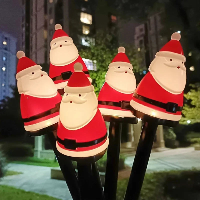 HolidayGlow – Luci da giardino ad energia solare per decorazioni natalizie all'aperto 2