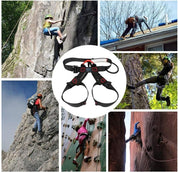 Imbracatura da arrampicata Professional Gear – Cintura di sicurezza a mezzo busto per arrampicata su roccia, discesa in corda doppia e sport avventurosi all'aria aperta in sicurezza 6