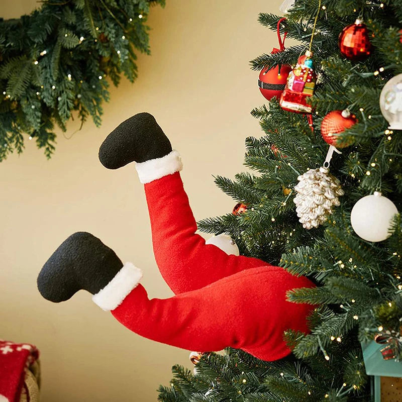 JollyLegs | Decorazione morbida in peluche per albero di Natale 0
