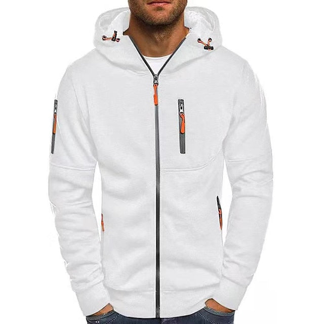Kapuzenpullover Herren | Full-Zip & Zipp-Details 0