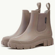 Katharina | Damen Wasserdichte Slip-On Chelsea Stiefel mit Blockabsatz 1