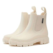 Katharina | Damen Wasserdichte Slip-On Chelsea Stiefel mit Blockabsatz 2