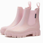 Katharina | Damen Wasserdichte Slip-On Chelsea Stiefel mit Blockabsatz 3