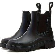 Katharina | Damen Wasserdichte Slip-On Chelsea Stiefel mit Blockabsatz 5
