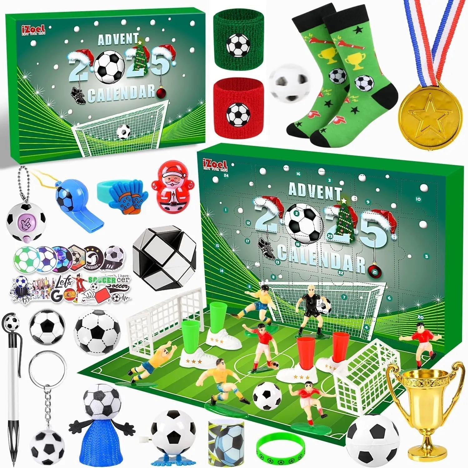 KickOffJoy | Calendario dell'Avvento calcistico divertente per bambini, edizione 2025 0