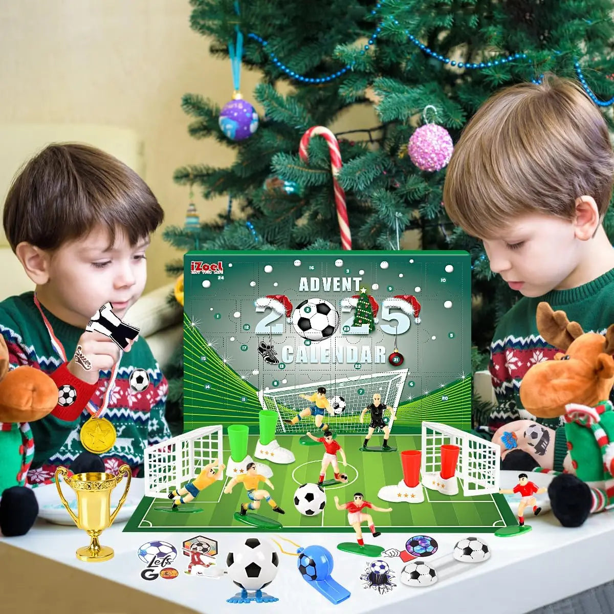 KickOffJoy | Calendario dell'Avvento calcistico divertente per bambini, edizione 2025 1