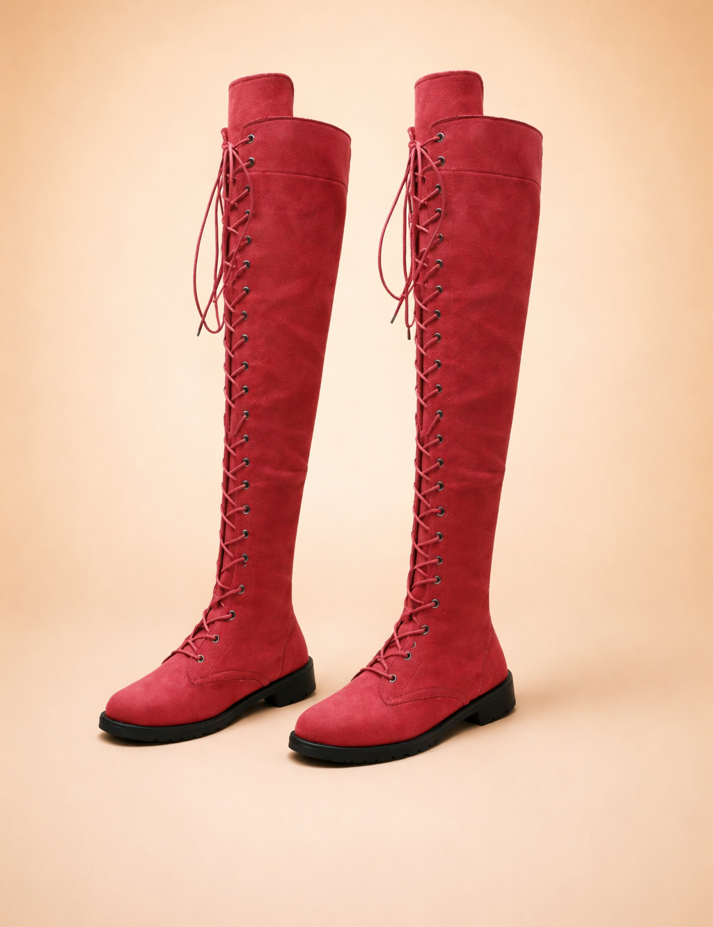 Bottes hautes élégantes pour femme d'automne | Avec lacets