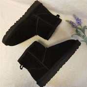 Knöchelhohe Leder-Schneestiefel für Damen – Nora 2
