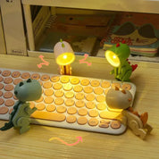 Lampada da Scrivania Dino Glow LED Portatile con Design Giocoso e Luce Soffusa 1