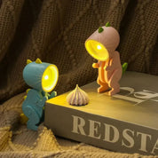 Lampada da Scrivania Dino Glow LED Portatile con Design Giocoso e Luce Soffusa 3