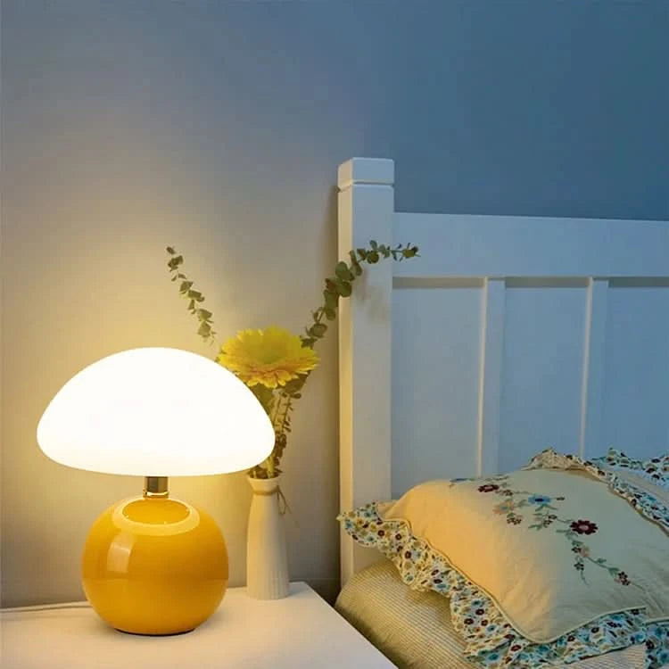 Lampada da tavolo a LED in ceramica Blush Cloud 1