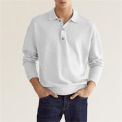 Langarm Poloshirt Herren | Klassischer Kragen & Bequem 2