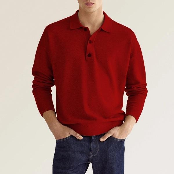 Langarm Poloshirt Herren | Klassischer Kragen & Bequem 5