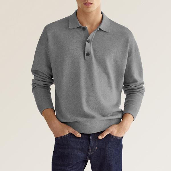 Langarm Poloshirt Herren | Klassischer Kragen & Bequem 7