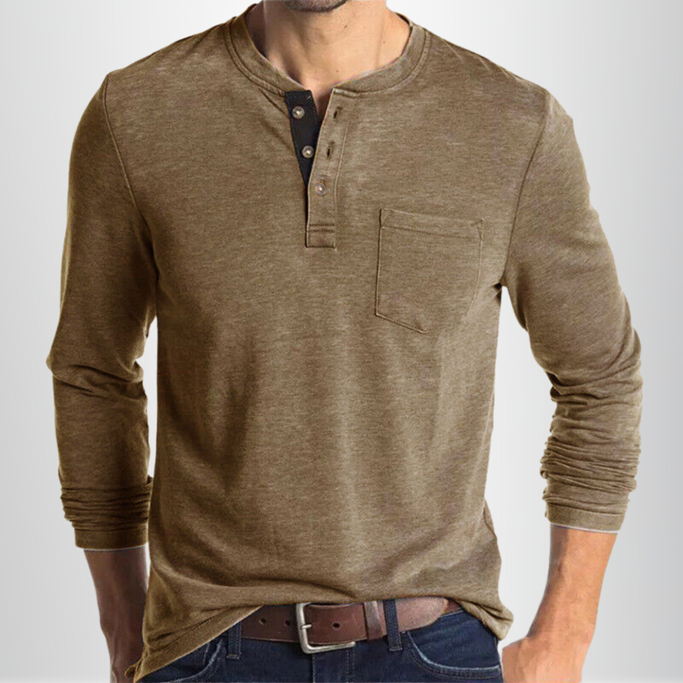 Langarm Shirt Herren | Lässig & Bequem 2