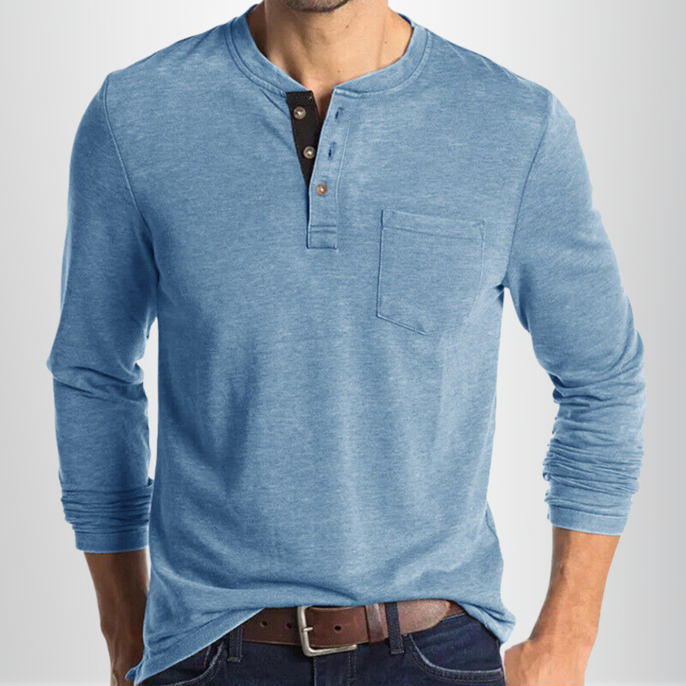 Langarm Shirt Herren | Lässig & Bequem 7