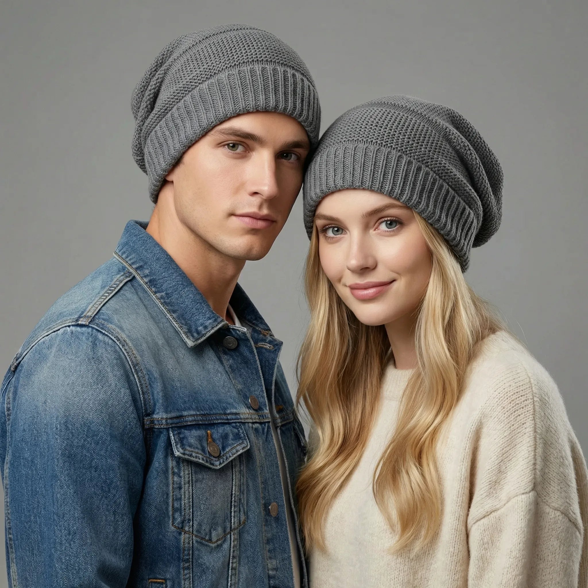 Lässige Slouchy-Strickmütze - Charlie 2