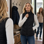 Layerly – Stand Collar Quilted Puffer Vest 4