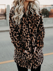 Leopardenmuster Damen Winterjacke - Sofia 2
