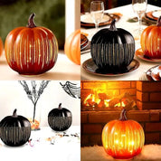 Leuchtender LED-Dekokürbis mit Timer für herbstliche Wohnräume 8