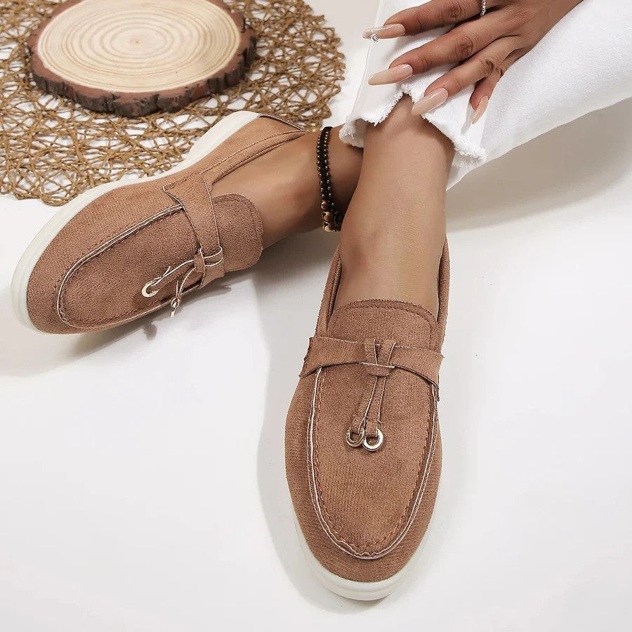 Loafers Donna Eleganti Leggeri Traspiranti in Tessuto Sintetico 1