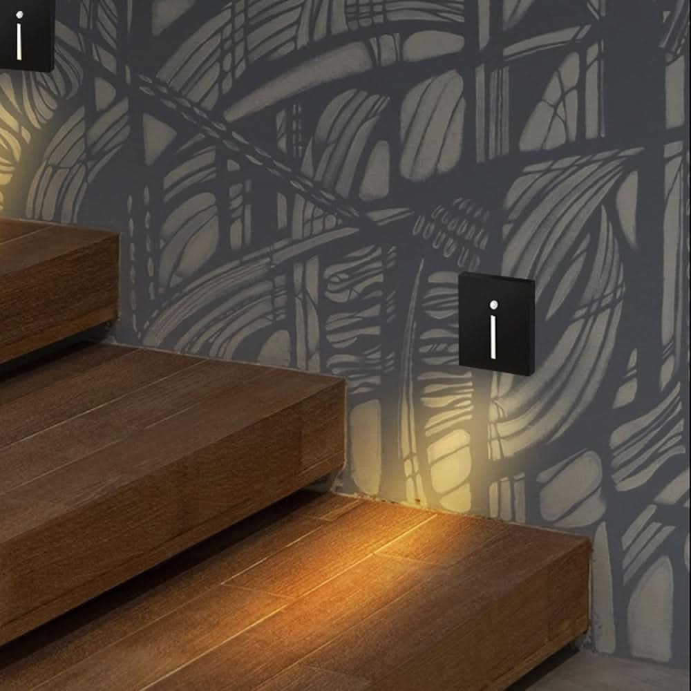 Luce per scale a LED con sensore di movimento per uso interno 0