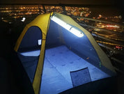 Luce solare da campeggio – Lampada gonfiabile portatile pieghevole da 2000 mAh per tenda, impermeabile IPX7 per piscina, feste e serate avventurose all'aperto 4