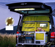 Luce solare da campeggio – Lampada gonfiabile portatile pieghevole da 2000 mAh per tenda, impermeabile IPX7 per piscina, feste e serate avventurose all'aperto 5