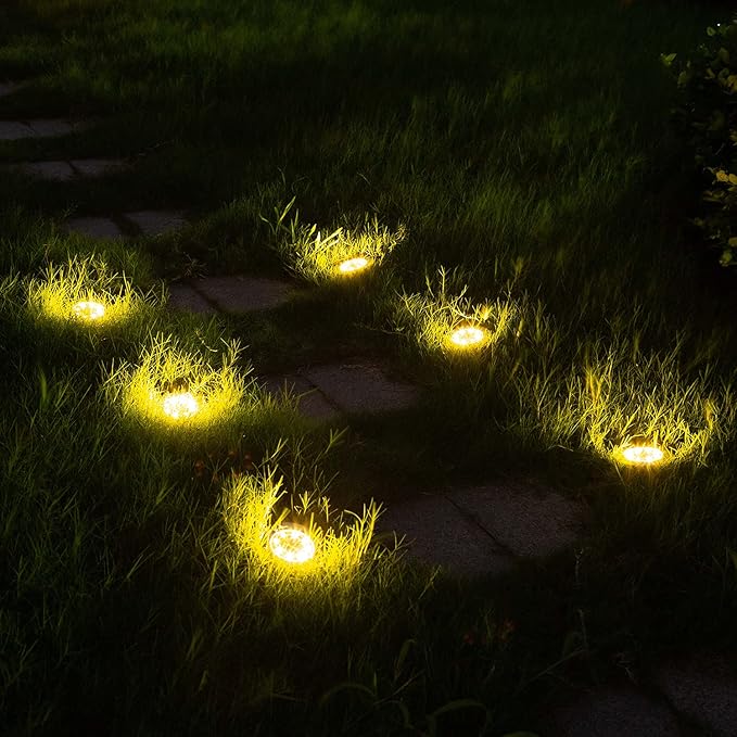 Luci da giardino a LED ad energia solare con sensore crepuscolare: resistenti alle intemperie e a basso consumo energetico per aree esterne 2