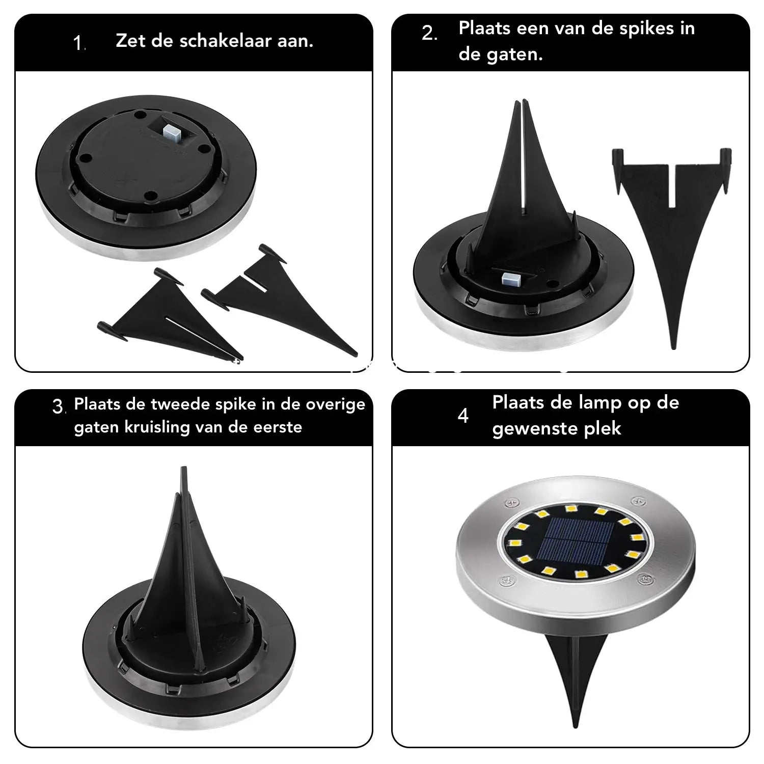 Luci da giardino a LED ad energia solare con sensore crepuscolare: resistenti alle intemperie e a basso consumo energetico per aree esterne 5