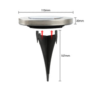 Luci da giardino a LED ad energia solare con sensore crepuscolare: resistenti alle intemperie e a basso consumo energetico per aree esterne 6