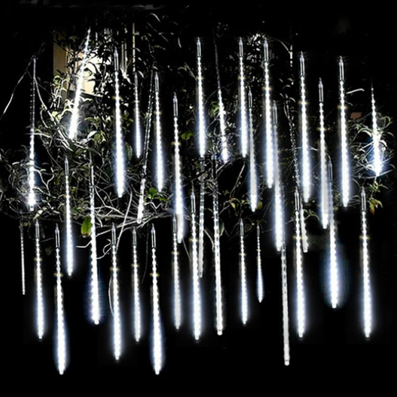 LumiDrop – Luci a pioggia di meteoriti a LED impermeabili per esposizioni esterne 6