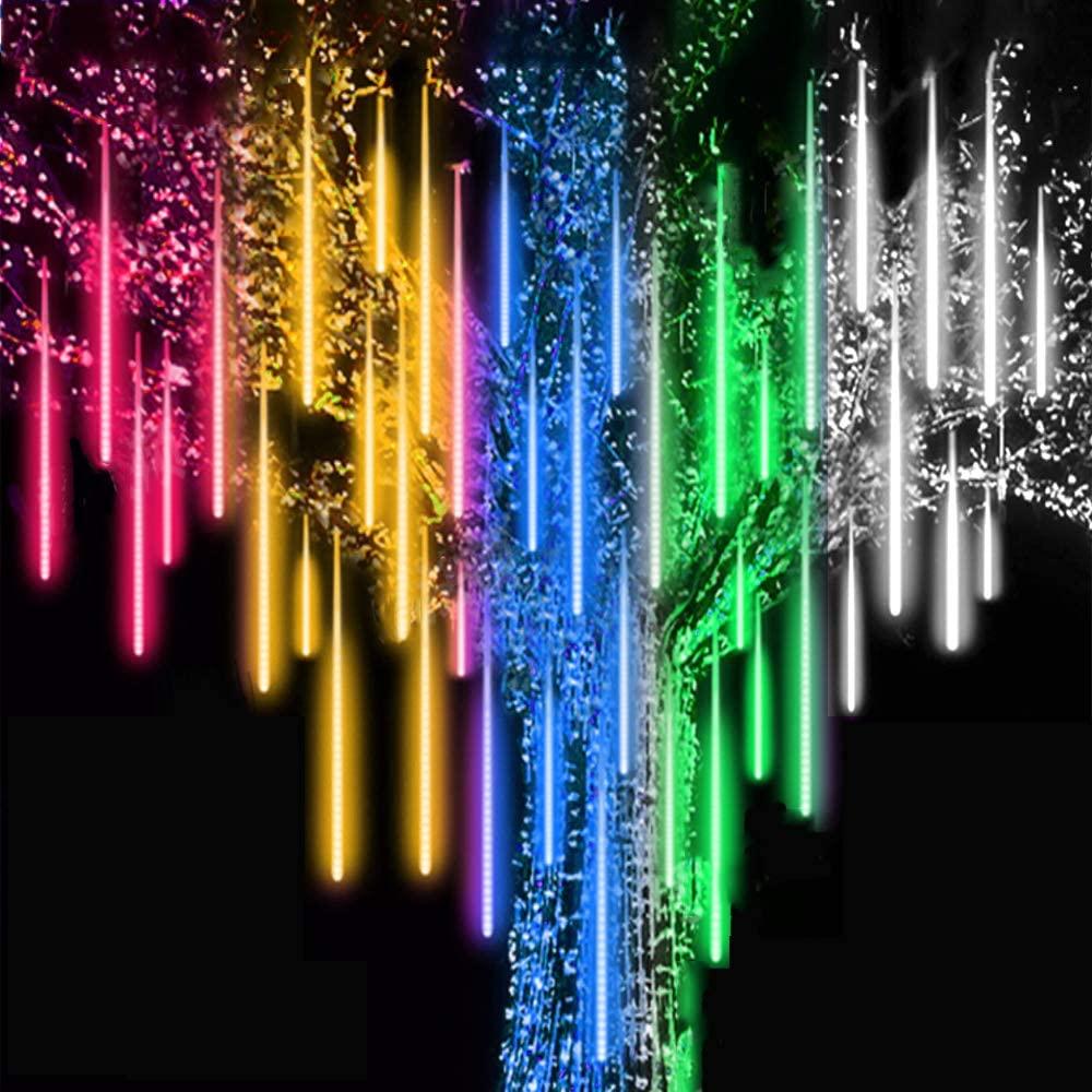 LumiDrop – Luci a pioggia di meteoriti a LED impermeabili per esposizioni esterne 9
