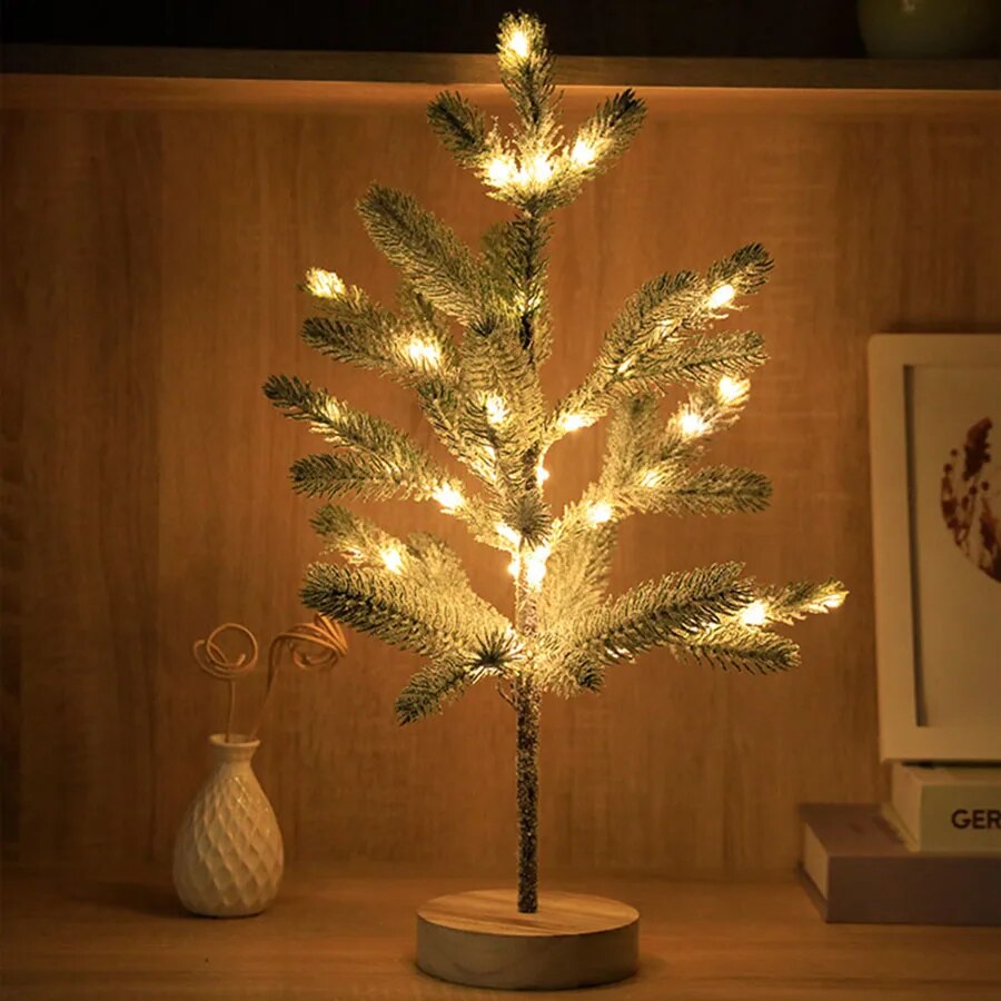 LumiPine – Lampada a LED pre-illuminata per albero di Natale con luce bianca calda 0