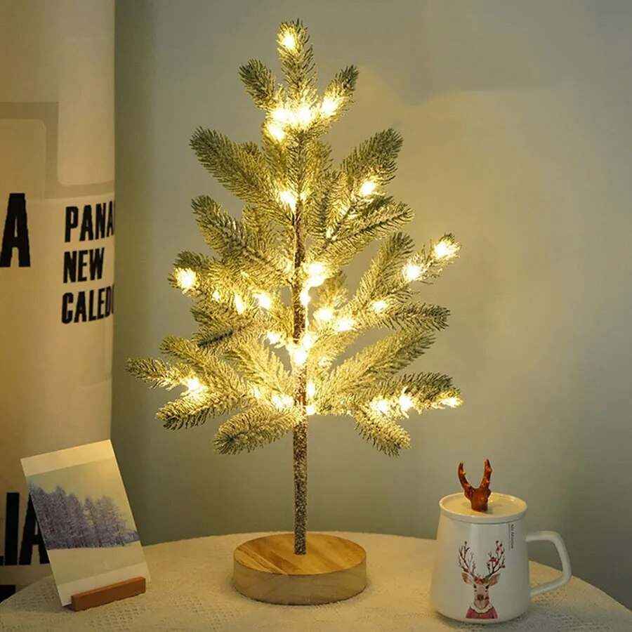 LumiPine – Lampada a LED pre-illuminata per albero di Natale con luce bianca calda 1