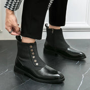 Luxuriöse Leder Herrenstiefel - Levi 3