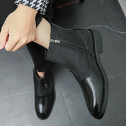 Luxuriöse Leder Herrenstiefel - Levi 5