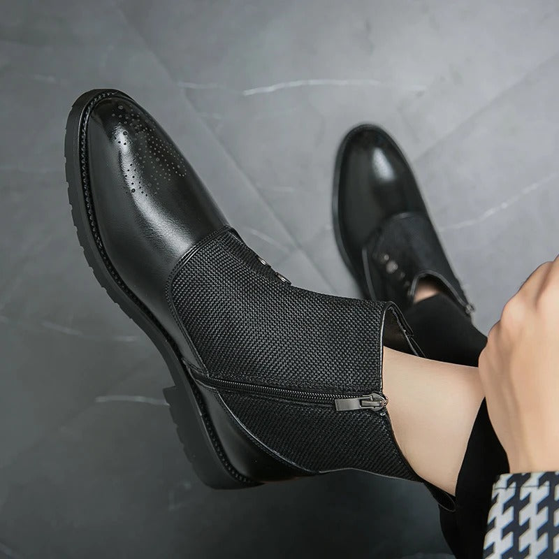 Luxuriöse Leder Herrenstiefel - Levi 6
