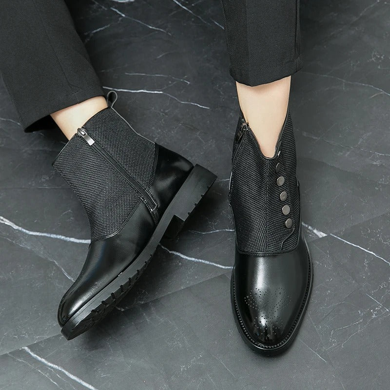 Luxuriöse Leder Herrenstiefel - Levi 7