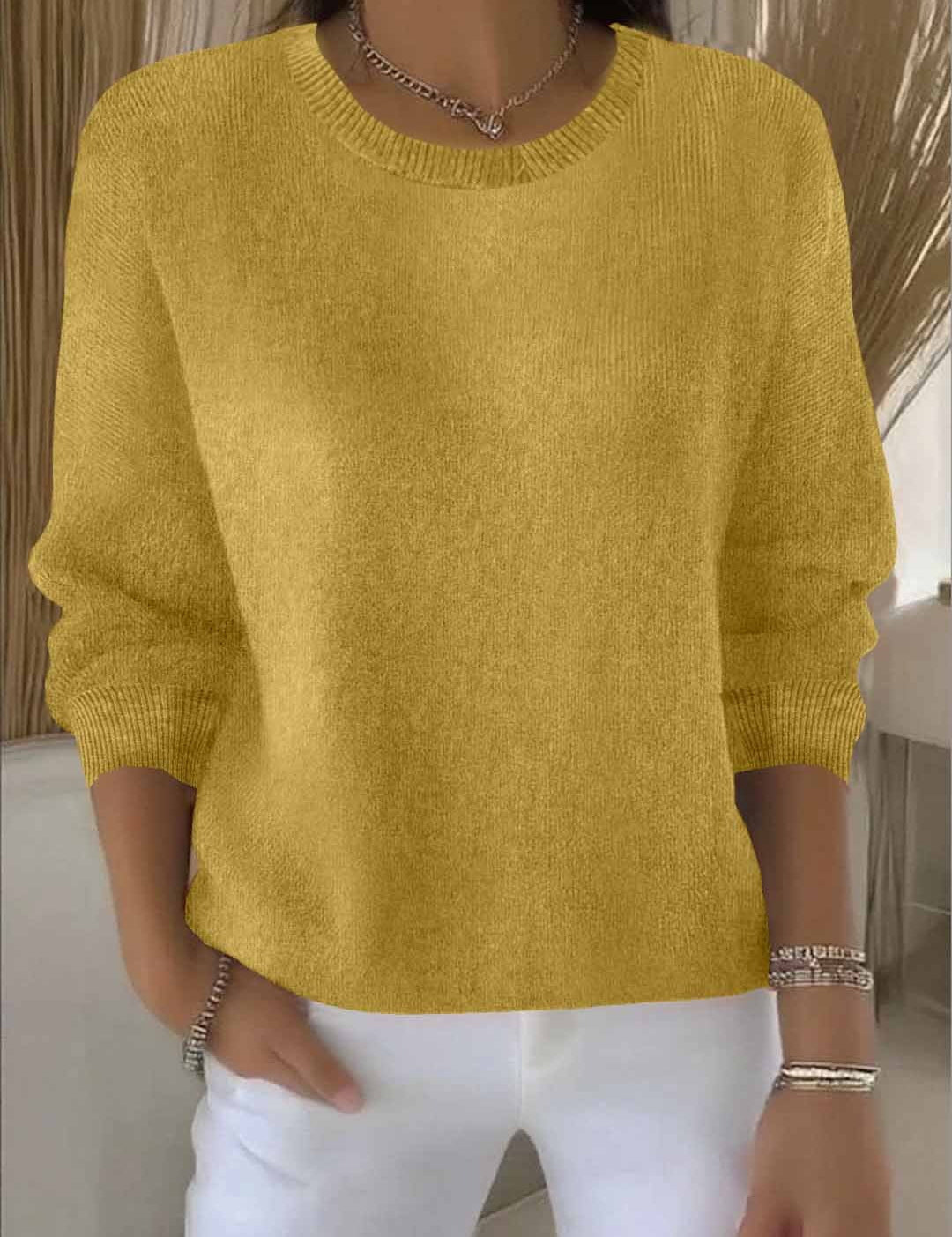 Maglione Donna Elegante - Comfort e Stile Versatile per Ogni Occasione, Maglioni Donna Trendy e Femminili 0